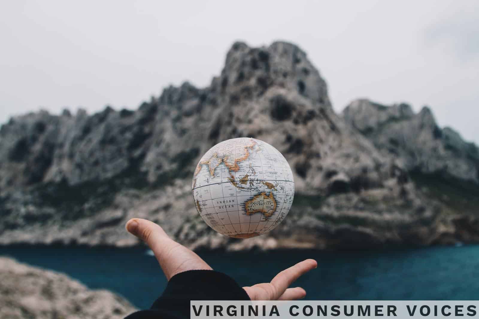 Person Tossing Globe
