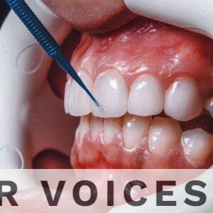 close-up of a person's mouth